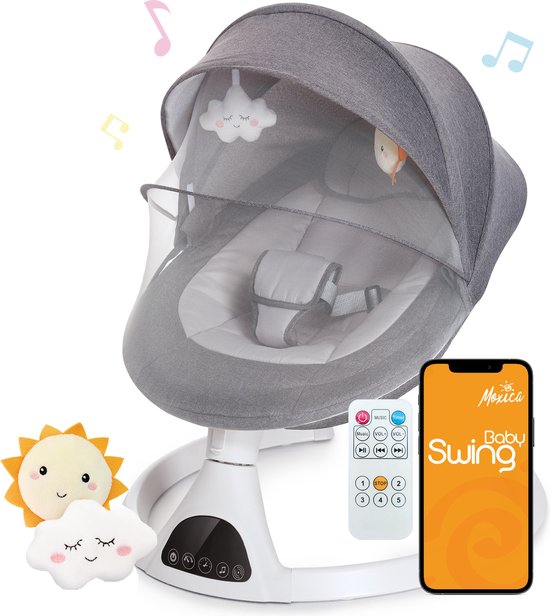 Château gonflable électrique Moxica - Balançoire pour bébé - Balançoire pour bébé - Château gonflable