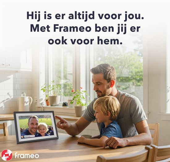 Cadre photo numérique UMBRION - Frameo - 10.1 inch - 32 GB - Cadre photo numérique avec Wifi - Cadre photo numérique - Cadre photo numérique Frameo - Cadre photo numérique - Cadres photo numériques