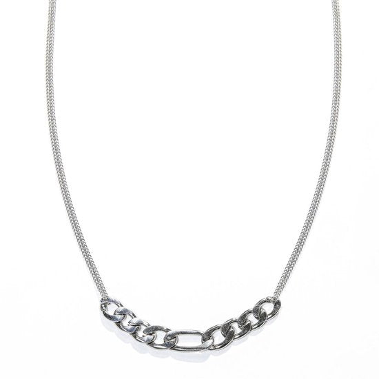 Chaîne en argent avec maillon - Laura Ferini