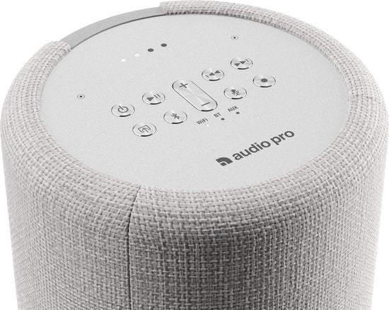 Audio Pro G10 - Enceinte active multiroom avec assistant intelligent - Gris clair