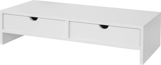 Meuble de bureau - SoBuy - Support ordinateur portable / écran - 47 x 18 x 11 cm - Blanc