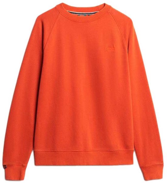 Superdry - Essential Logo raglan round neck sweatshirt - Hommes - Pulls