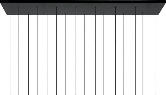 Lucide TEARS - Lampe suspendue - LED Dimmable - G4 - 16x1,5W 3000K - Noir