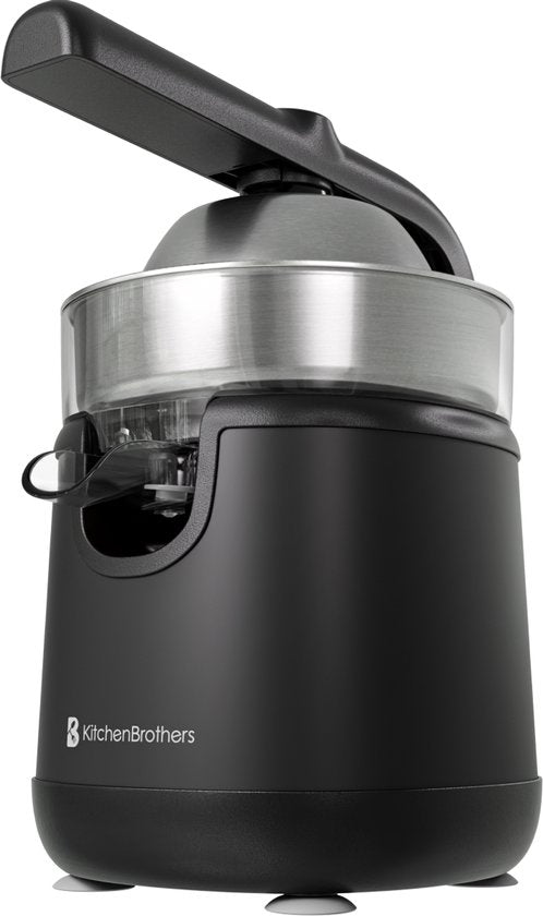 KitchenBrothers Presse-agrumes - Avec bec et poignée - 0.35L - Noir