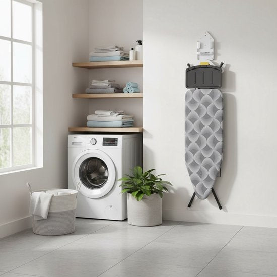 STAUS&BACH Support de fer à repasser PressIQ - pour suspendre le fer à repasser et la planche à repasser - Système de suspension - Blanc