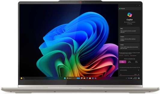 Lenovo Yoga 7 2-en-1 14AKP10 AMD Ryzen AI 5 340 Hybride (2-en-1) 35,6 cm (14") Écran tactile WUXGA 16 Go LPDDR5x-SDRAM 512 Go SSD Wi-Fi 7 (802.11be) Windows 11 Home English Copilot+ pc Gris