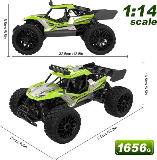 Fuegobird RC Car - Véhicule RC - voiture jouet haute vitesse - voiture jouet tout-terrain - légume