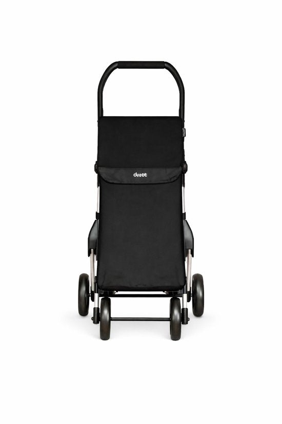 Duett Muuvi Up Chariot de courses - Capacité du sac 46L - 4 roues - Pliable - Noir