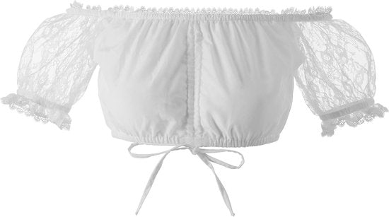 Déguisement blouse Lore S - Tectake -halloween - carnaval - blanc