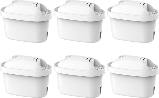 Cartouche filtrante Waterdrop certifiée TÜV SÜD - Compatible avec Brita Maxtra - Pour les réservoirs Brita Style, Fun, Marella, Cool, Mavea, Elemaris XL et Flow - 6 pièces