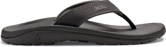 Pantoufles Olukai Ohana Hommes Noir/Ombre foncé 40