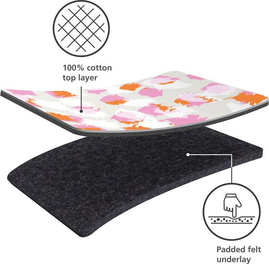 Joseph Joseph - Blanchisserie - Glide Compact - Table à repasser - Peach Blossom
