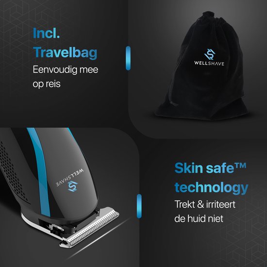 Wellshave 5 in 1 Beard Trimmer Men - Trimmer Beard and Body - Body trimmer men - Bodygroomer men