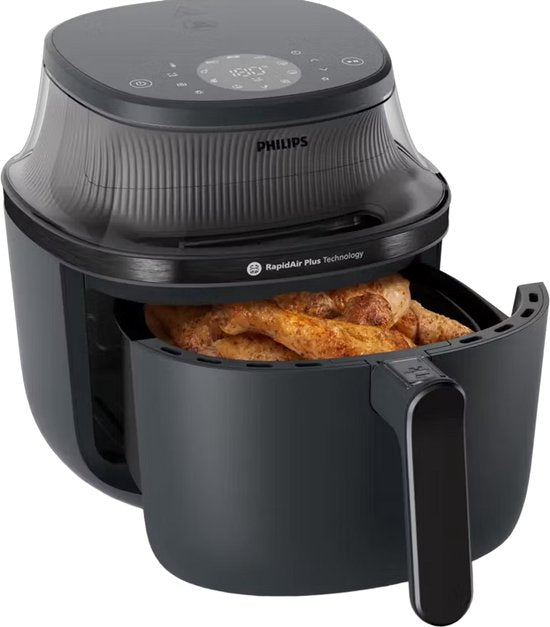 Philips 3000 Series Airfryer - 7,2L - RapidAir Plus - Fenêtre - NA340/00