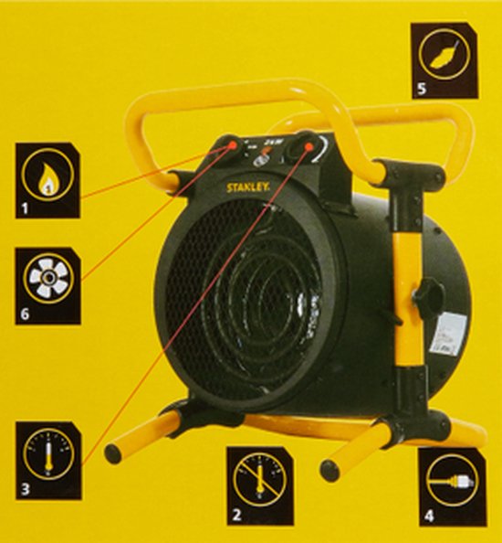 Stanley Jet and Fan Heater - 2000W