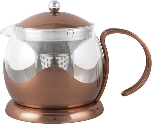 La Cafetière Théière Origines 660 Ml 18 X 17 Cm Inox/verre Cuivre