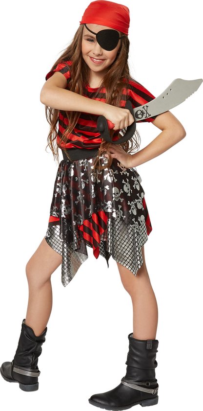 Dressforfun Costume fille petit pirate 152 (11-12ans) - déguisement halloween déguisement soirée carnaval déguisement carnaval déguisement carnaval - 301756