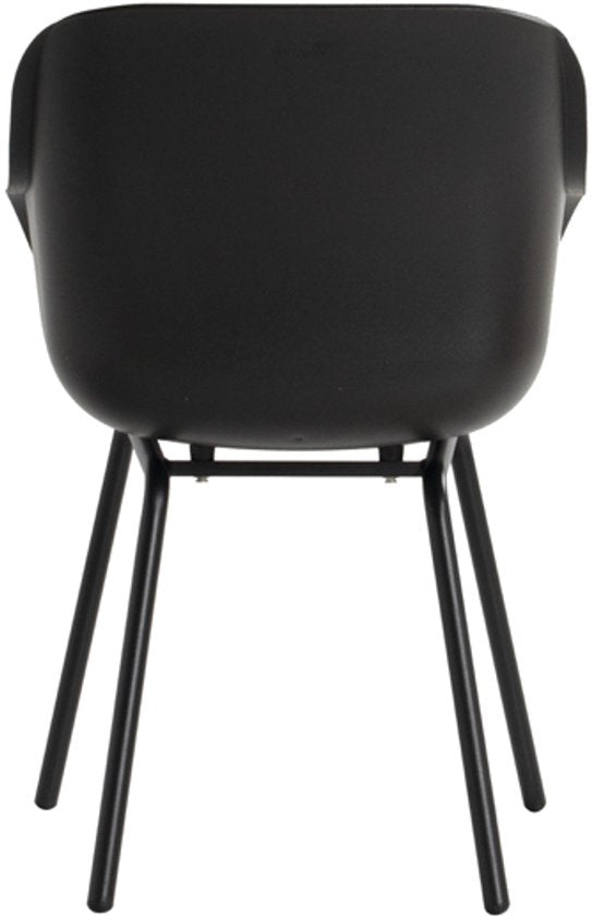 Hartman Sophie elegance garden chair - Black - set of 2 - black rondo base