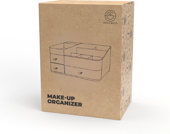 Organess - Trousse de maquillage - Boîte de rangement - Trousse de soins - Trousse de maquillage - Blanc