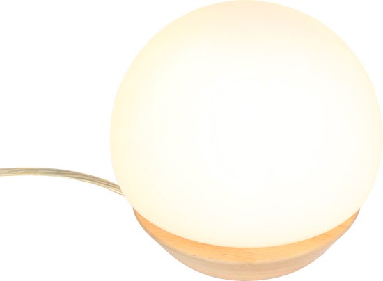 Steinhauer lampe à poser Ancilla - naturel - verre - 17 cm - raccord G9 - 7932BE