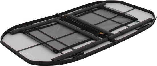 Bo-Camp - Industriel - Table - Northgate - Ovale - Modèle valise - 150x80 cm