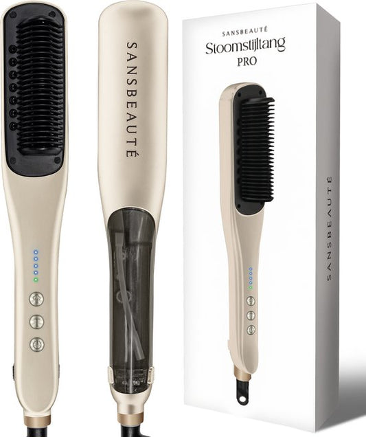 Sansbeauté® Steam Straightener PRO - Lisseur à vapeur - Professional Straightener 5.0 - Lisseurs à vapeur - Cremé