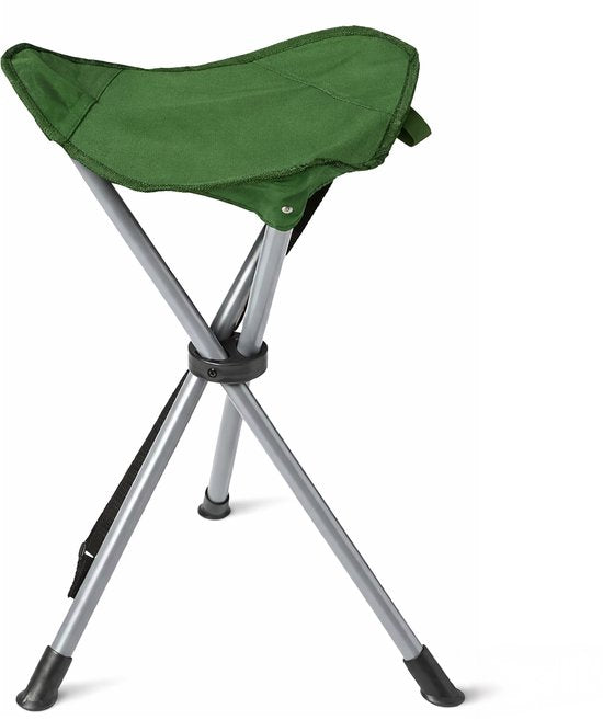 Travelhawk Tabouret pliable - Tabouret - Chaise de camping - Pliable - Chaise de pêche - Repose-pieds - Vert