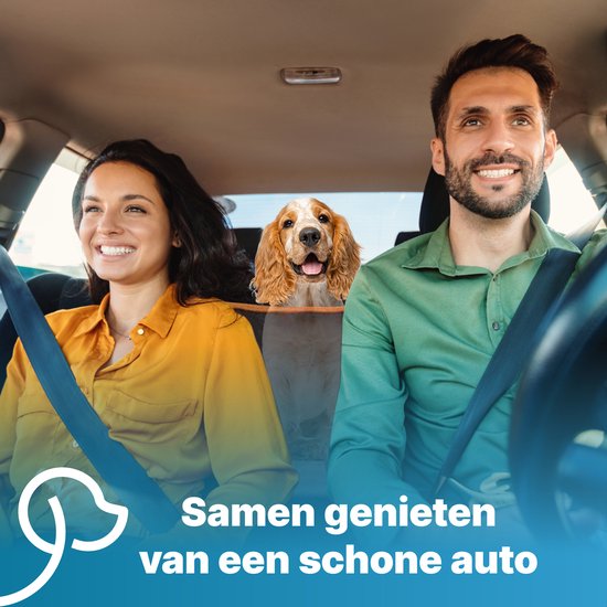 Tapis pour chien Jake and Jacky XXL avec extension de siège arrière - Tapis de voiture pour chien avec sol dur - Housse de voiture protectrice - Tapis pour chien - Tapis de voiture et sac de rangement inclus