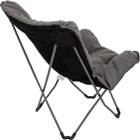 Bo-Camp - Urban Outdoor - Chaise papillon - Grainger - L - Nika - Gris