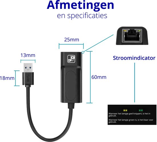 Adaptateur LAN Garpex® USB2.0 vers RJ45 Ethernet