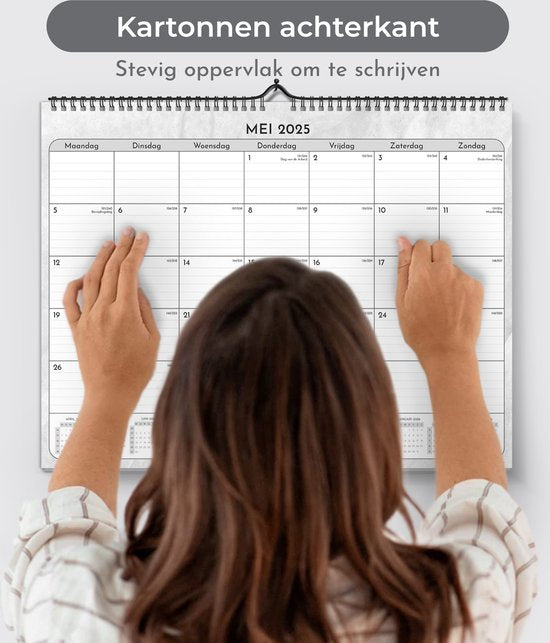 Systemyze Calendrier mensuel 2025 à suspendre 18 mois