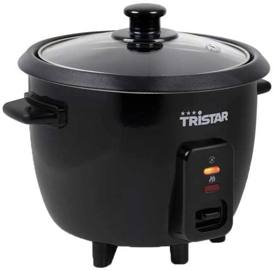 Cuiseur de riz Tristar 0.6L - RK-6141 - 3 personnes - Compact, économique, facile à nettoyer - Fonction maintien au chaud