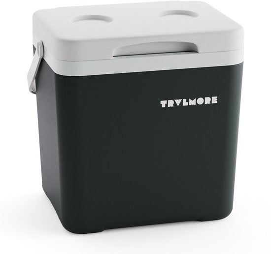 TRVLMORE Cool Box 14L - 47 heures de réfrigération - Frigobox - Elément réfrigérant inclus - Cool Box Small - Anthracite