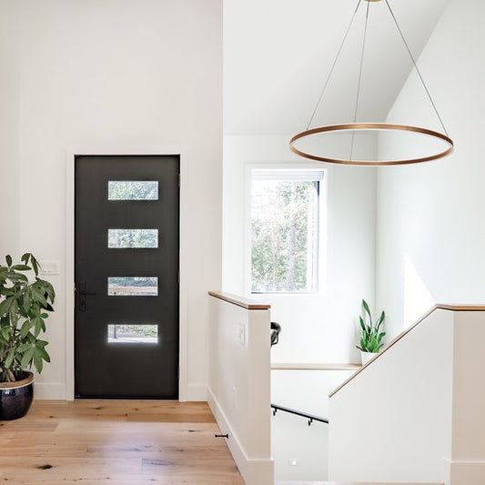 Steinhauer - lampe suspendue - Ringlux - or - métal - Ø 100cm - LED - 3676GO