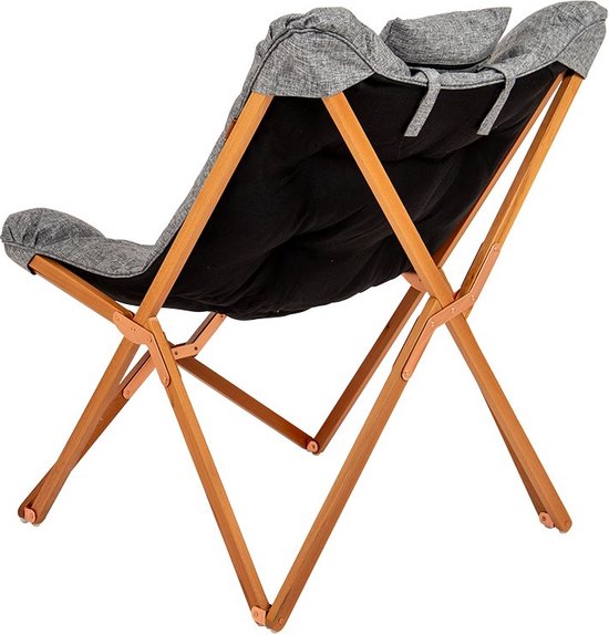 Bo-Camp - Urban Outdoor - Fauteuil relax - Bloomsbury Comfort - Gris