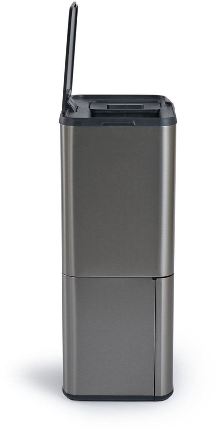 Umuzi Cleaning Bin 63L - Sensor - Metal Grey - 30.5x41x78cm