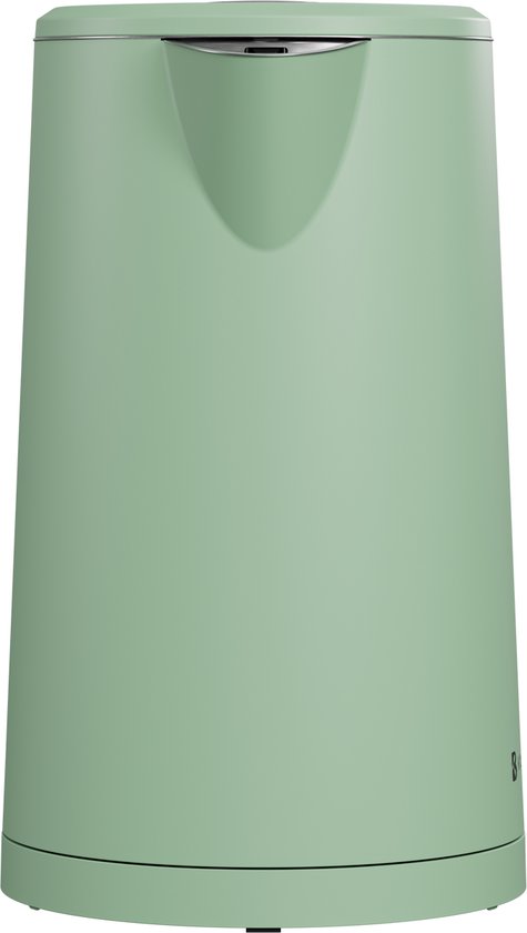 KitchenBrothers Bouilloire - 1,7L - Avec contrôle de la température - Électrique - Fonction maintien au chaud - Affichage - Double paroi - Cool-touch - 2200W - Vert pastel