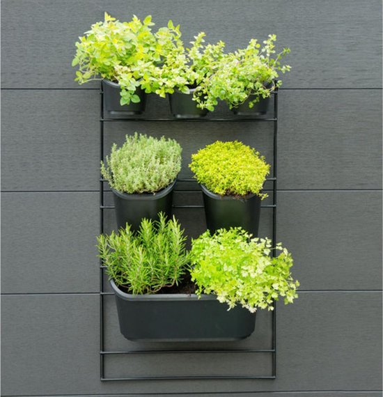 Nature - Jardinage vertical avec structure métallique - H84 x 48 cm - kit complet