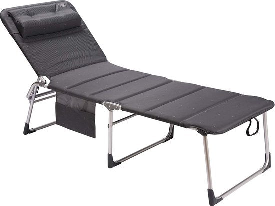 Crespo - Lit pliant - AL/363 - Deluxe - Gris foncé