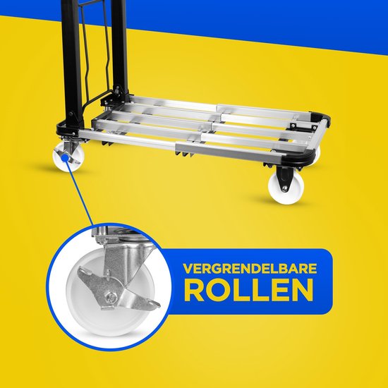 Kinzo Trolley Foldable - Trolley - Chariot de transport - jusqu'à 150 KG