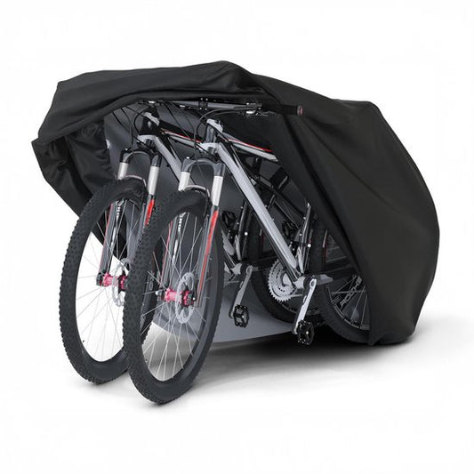 Housse pour 1 à 2 vélos - 100% étanche - Vélo - Housses de protection - Housse de pluie - Housse - Noire - Extra forte - Luft