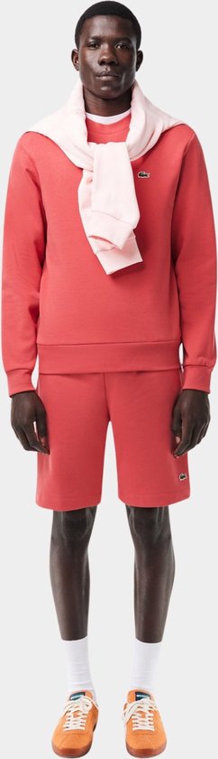 Pull Lacoste Rouge - Taille S - Hommes - Pulls