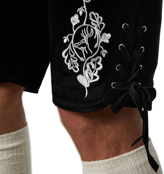 Dressforfun Lederhose Frankenwald M - déguisement costume halloween déguisement partywear carnaval déguisement partywear - 302831