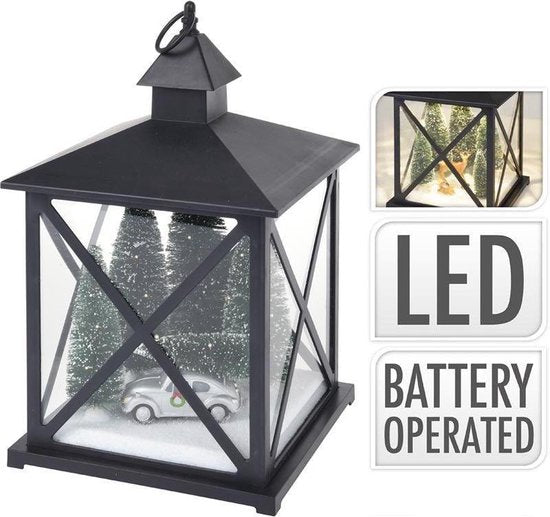 Lanterne de Noël 38Cm - Avec Lumière