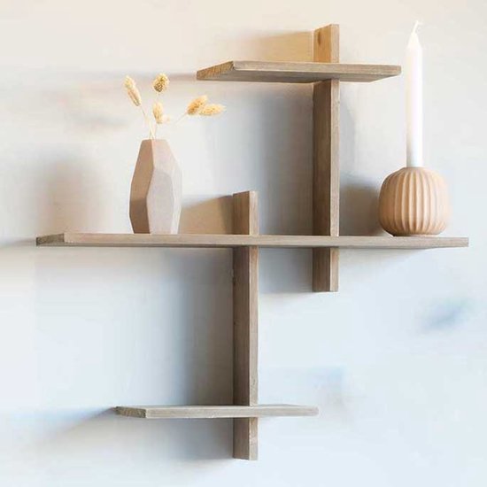 House Nordic Etagère Ovada - Planche en pin, 54x15x58 cm