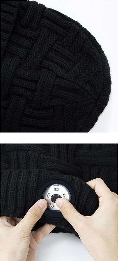 Garpex® Chapeau confortable avec éclairage LED - Chapeau LED Taille unique