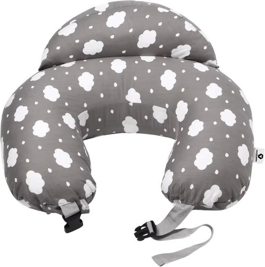 Coussin d'allaitement Vulpes Goods® BabyCare - Coussin de maternité avec housse amovible - 3en1 - Design unique