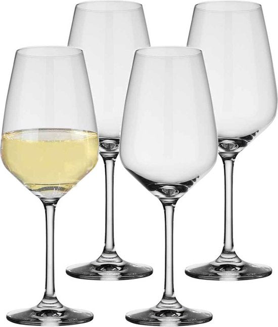 VIVO by Villeroy & Boch Group Voice Verres à vin Basic - 36 cl - 4 pièces - Lavable au lave-vaisselle