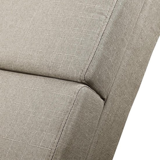 Casaria Recliner London - Chaise longue chromée - Sand