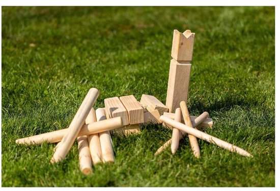 Jeu de plein air - Kubbspel - avec sac de transport - jeux de plein air - FSC